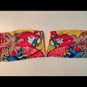Mara Hoffman Parrot Bikini Top! Size Medium